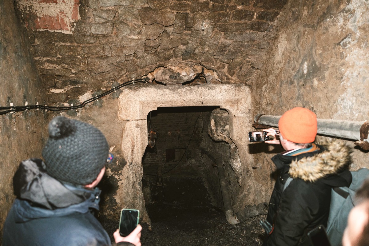 A Vár alatti pincerendszer. Fotó: Kőrösi Tamás 