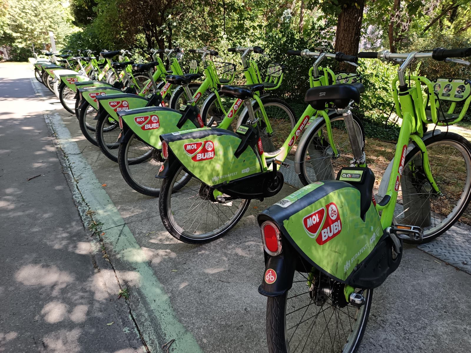 BuBi állomás a Horváth-kertben. Fotó: Kuthi Áron