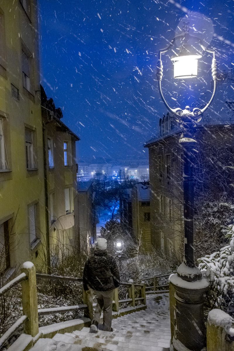 Hóesés, 2026 elején. Fotó: Tóth Tibor