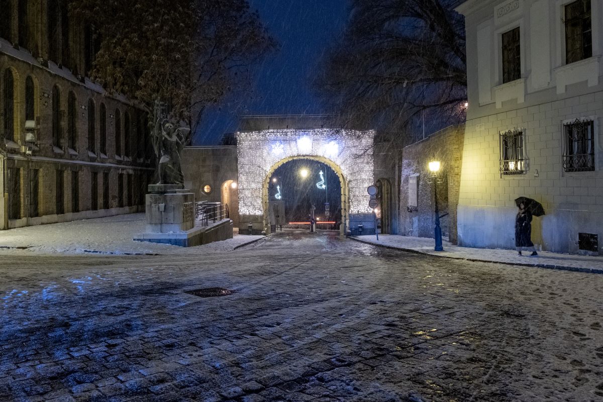 Hóesés 2026 elején. Fotó: Tóth Tibor