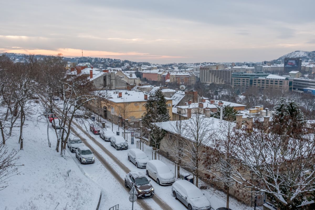 Hóesés, 2026 elején. Fotó: Tóth Tibor