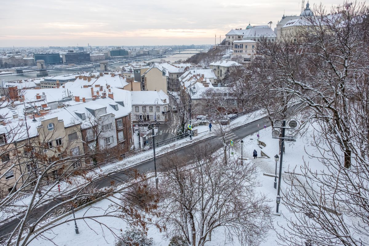 Hóesés, 2026 elején. Fotó: Tóth Tibor