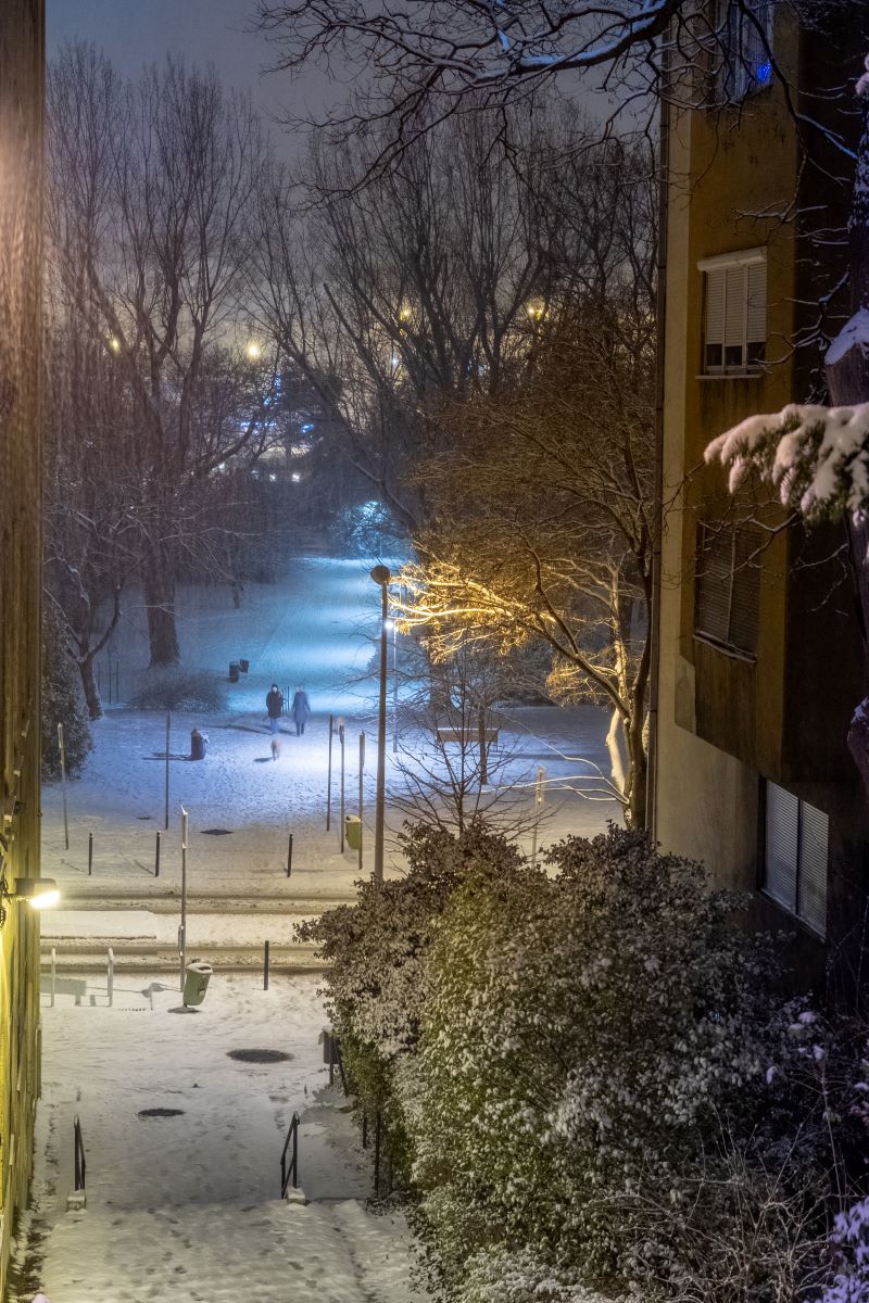 Hóesés 2026 elején. Fotó: Tóth Tibor