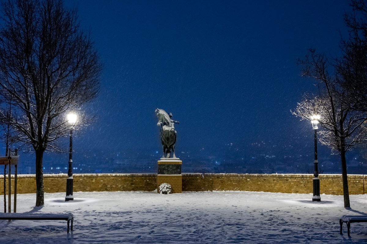 Hóesés, 2026 elején. Fotó: Tóth Tibor