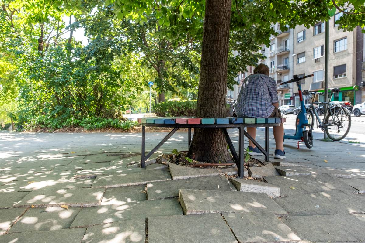 Kimozdult térkövek a Krisztina körúton. Fotó: Tóth Tibor